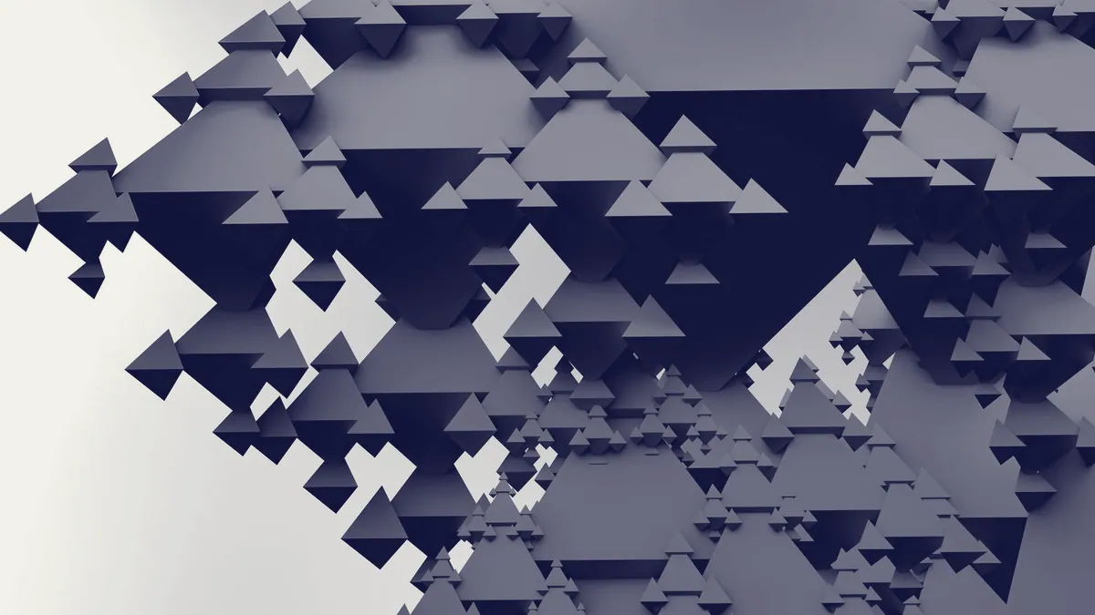 Un fractal matematico generado por iteracion.
