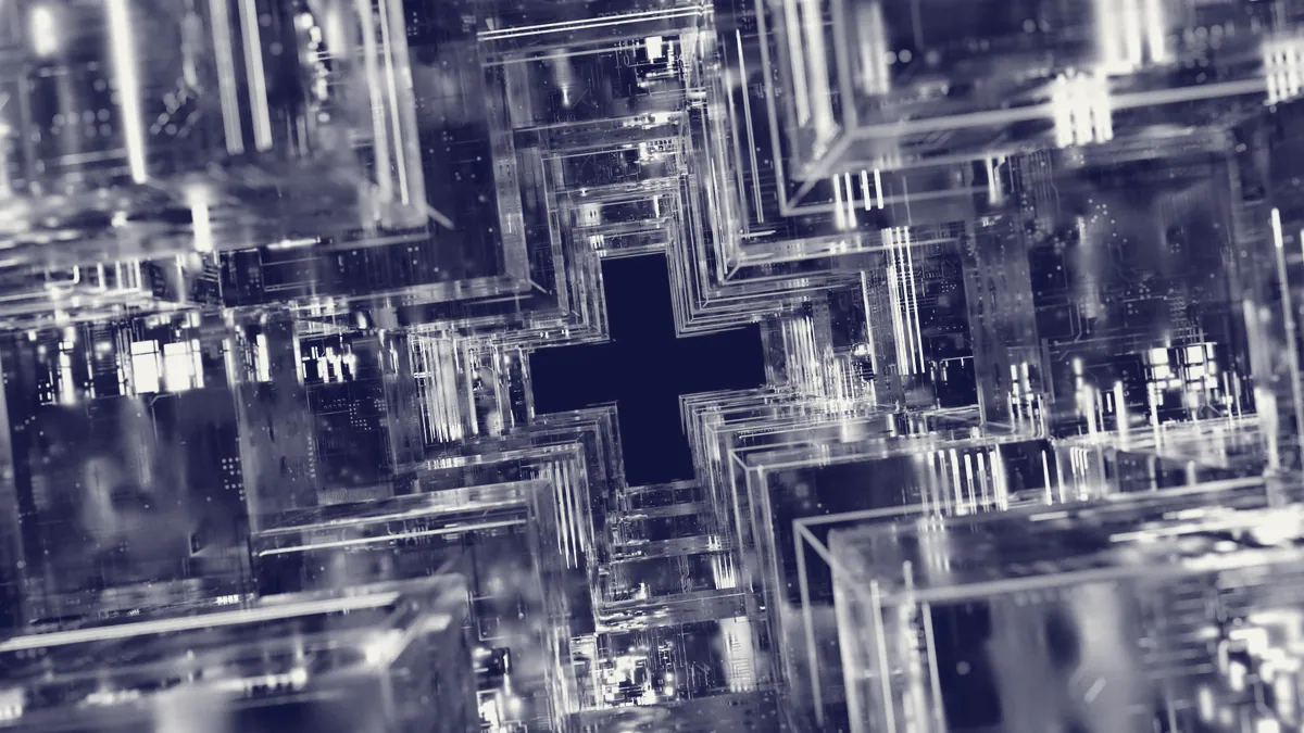Un patron geometrico abstracto.